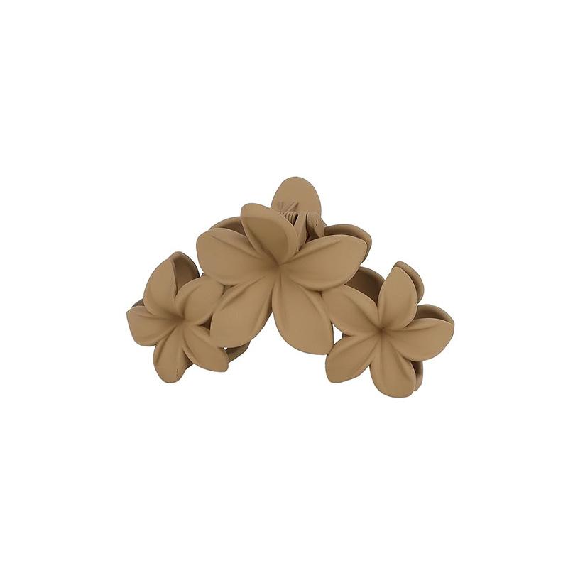 4PCS Flower Hair Clip Female Vintage Temperament Versatile Plate Hair Clip Headdress Frosted Shark Clip Grab Clip Hair Accessori