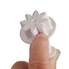 4pcs Flowers Shaped Cookie Cutters Plastic Plum Mold Pastry Daisy Cake Plungers  Wedding