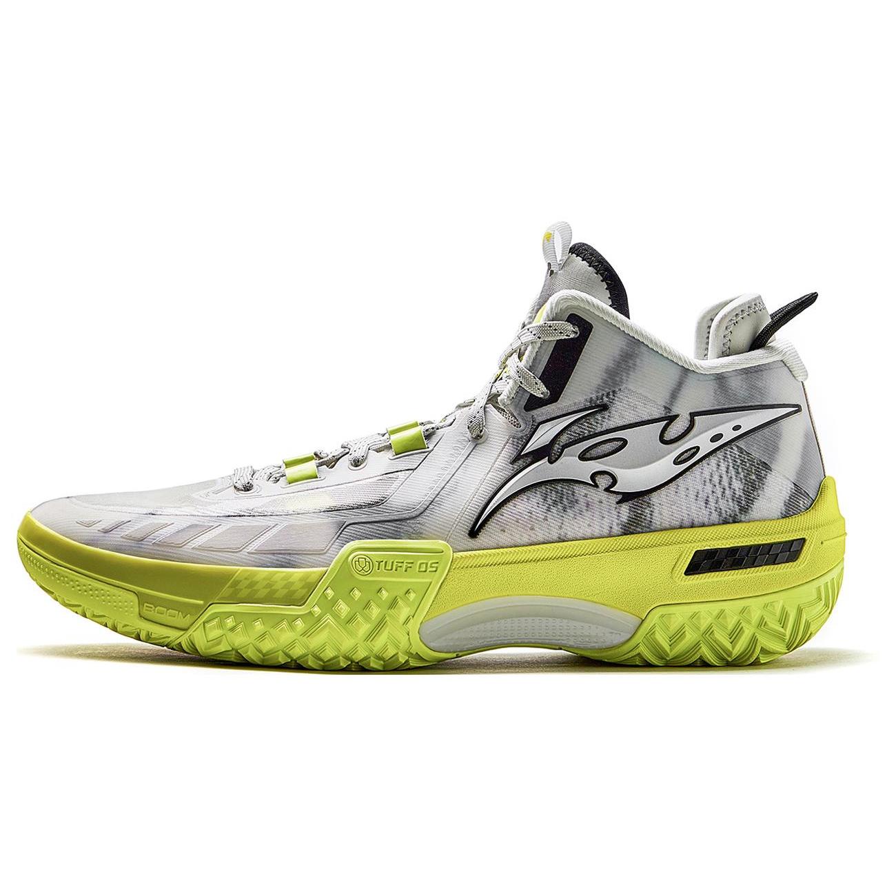 

Li Ning Jie Ao, Тиха амортизація, Нековзкі, Зносостійкі, Середні, Баскетбольні кросівки, Чоловічі, Світло-лаймовий ABFT035-5 43.5