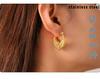 High-End Love Titanium Steel Fashion Earrings - Durable, Trendy, and Non-Fading