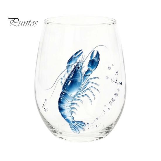 Bicchieri da Cocktail a Tema Horror Bicchiere in Vetro a Tema Halloween Gatto Nero Fantasma Teschio Zucca Dipinto a Mano Tazza da Bevanda Autunnale Vetro Senza Piombo Spettrale