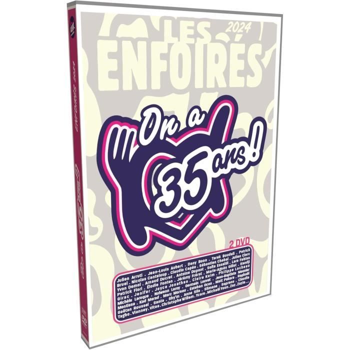 Les enfoirés 2024,on a 35 ans hd dvd