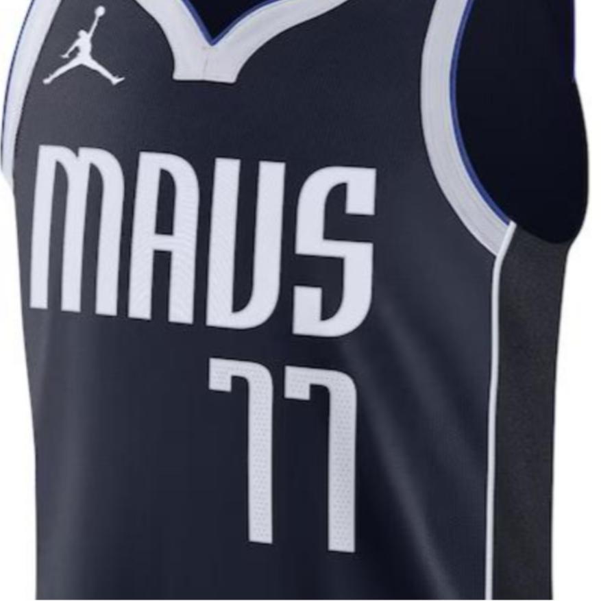 Jordan Logo Print Comfortable Breathable Basketball Vest Luka Doncic Statement Edition Men Tops Navy-Blue DQ0144-420