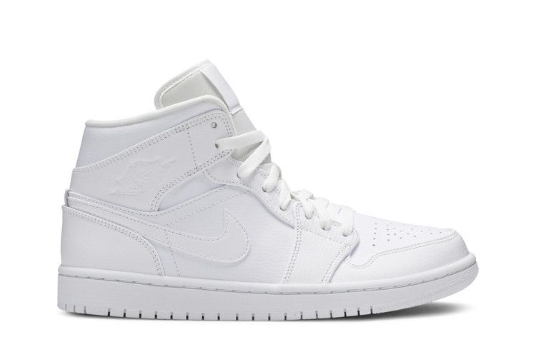 Men's Sneakers Nike Jordan 1 Mid Triple White (2020) White/White