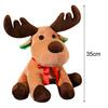 Christmas Reindeer Plush Toy Pillow Super Soft Stuffed Animal Doll Christmas Tree Winter Holiday