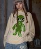 HOODHOOD Alien Damaged Knit Ivory
