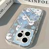 Hollow Bow Cute Pink Cat Mirror Phone Case For iPhone 17 Air 16E 16 15 14 13 12 11 Pro Max X XR XS 7 8 Plus SE2 Cases Back Cover