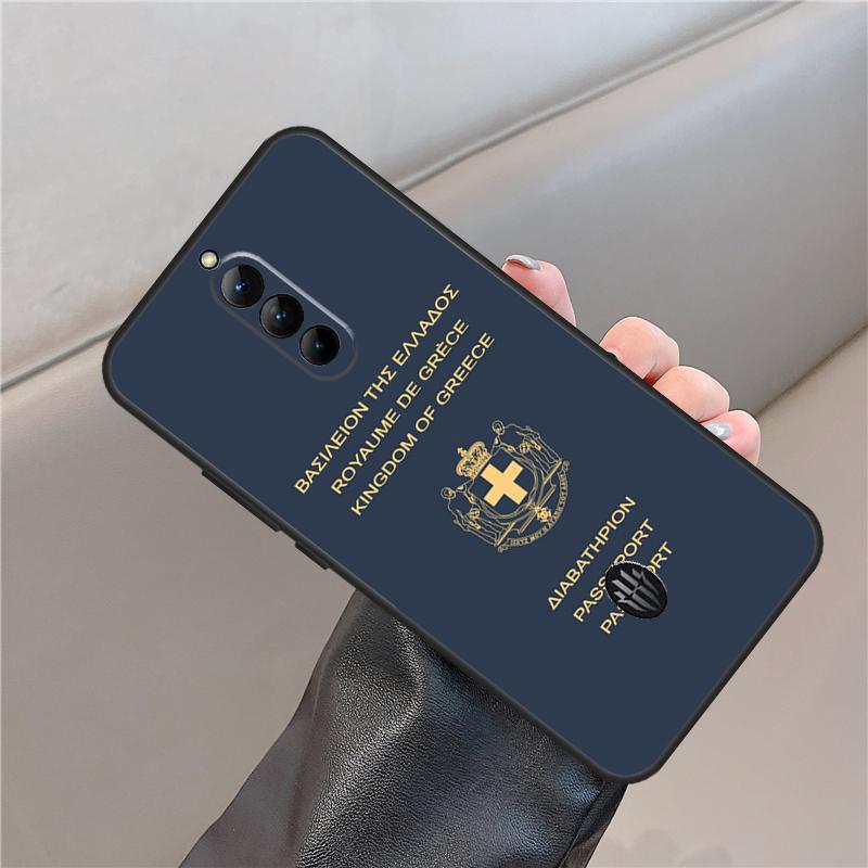 Greece Greek National Flag Case For ZTE Nubia Red Magic 11 10 8 9 8S 9S 10S Pro Plus 6 7 6S 7S For RedMagic 10 Air Cover