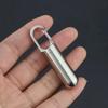 Compact Stainless Steel Waterproof Pill Box with Moisture-Proof Compartment