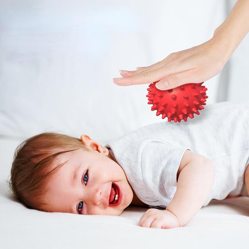 Soft Tactil Cubes ABS Feeling Stimulation Toy for in Bed Educational Senzory Goods Babies 0 1 One Year Old Children Baby Tactile