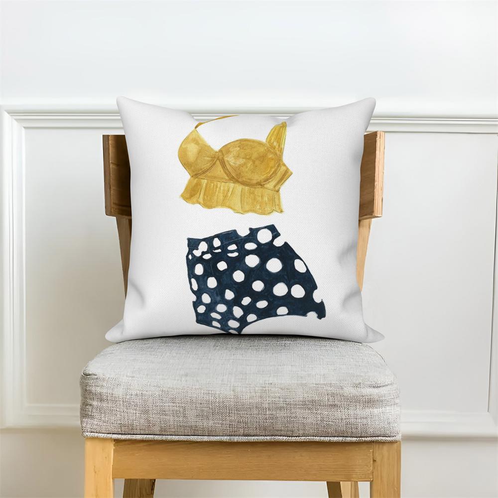 

Белый наволочка для подушки, домашний декор, диван, декоративный сексуальный купальник, наволочка с принтом 40x40cm