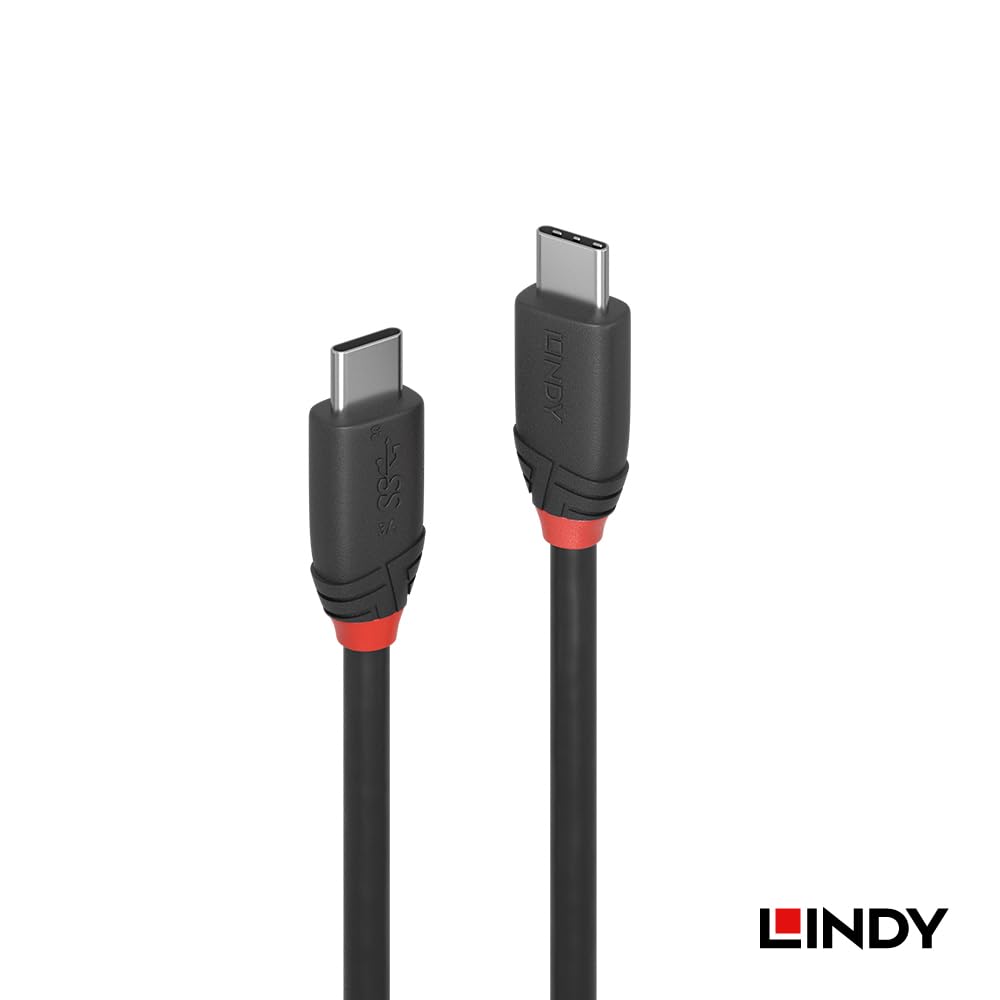 LINDY BLACK LINE USB Gen 2x2 Kabel 0,5m 3.2 Typ-C (Číslo modelu 36905)