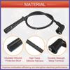 5 pcs Car Spark Plug Wire Ignition Coil Cable No8BU518140A for Mazda B2200