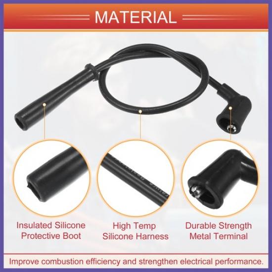 5 pcs Car Spark Plug Wire Ignition Coil Cable No8BU518140A for Mazda B2200