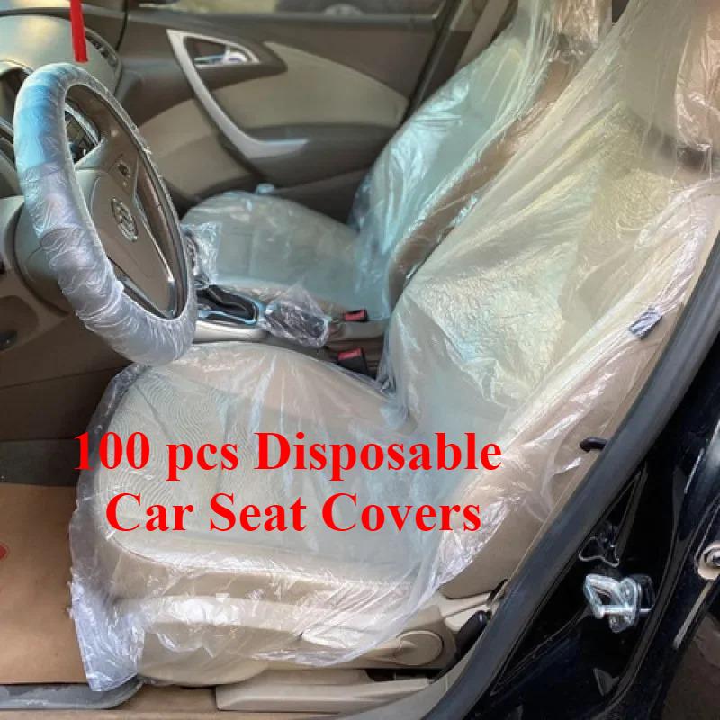 

50Pcs Disposable Car Seat Covers - Universal Protective Cover for Beauty Repair & Care Cleaning 140x80cm 100pcs
