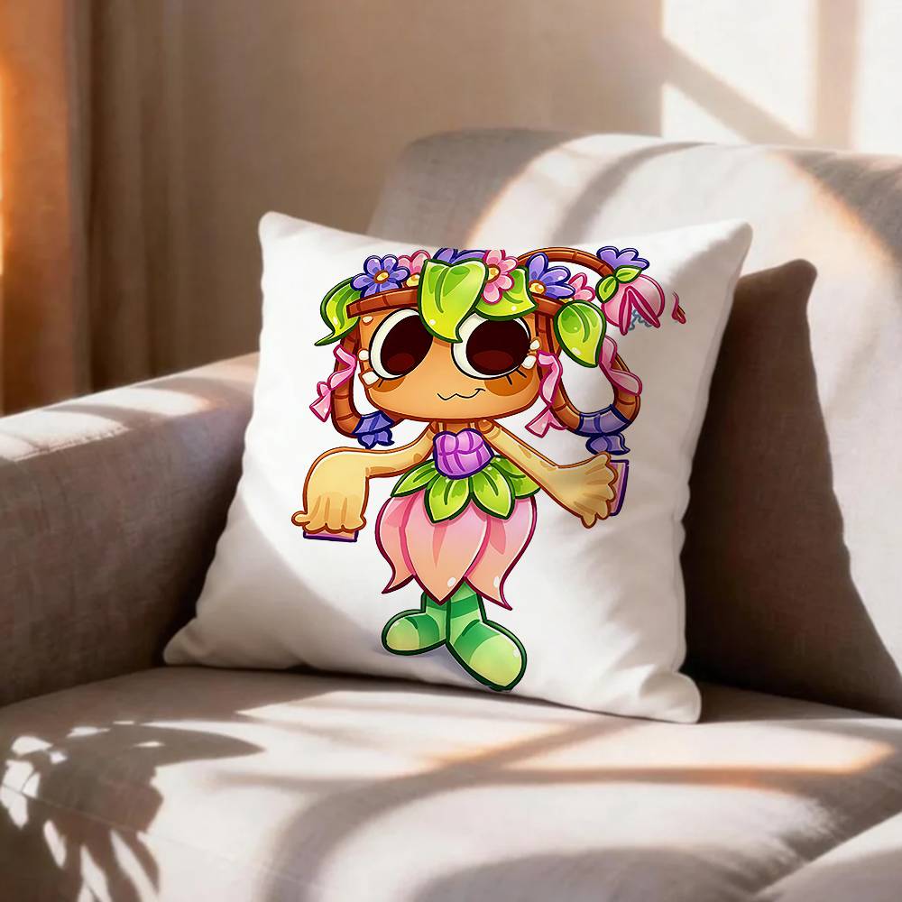 COOL SSprout DDandys WWorld   Pillow Case Pattern Printed Pillowcase For Living Room Sofa Cushion Cover