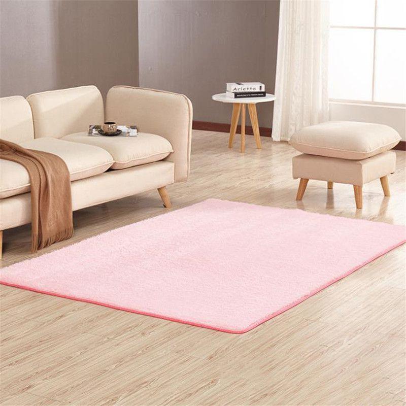 Luxuriously Fluffy Rugs With Antiskid Design For Cozy Living Room Elegance