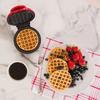1Pcs Non-Stick Coated Cake Oven Machine Breakfast Cooking Appliance Mini Waffle Maker  Fried Eggs