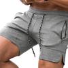 Shorts Zipper Pockets Drawstring Closure Men Mid Rise Sport Shorts for Jogging