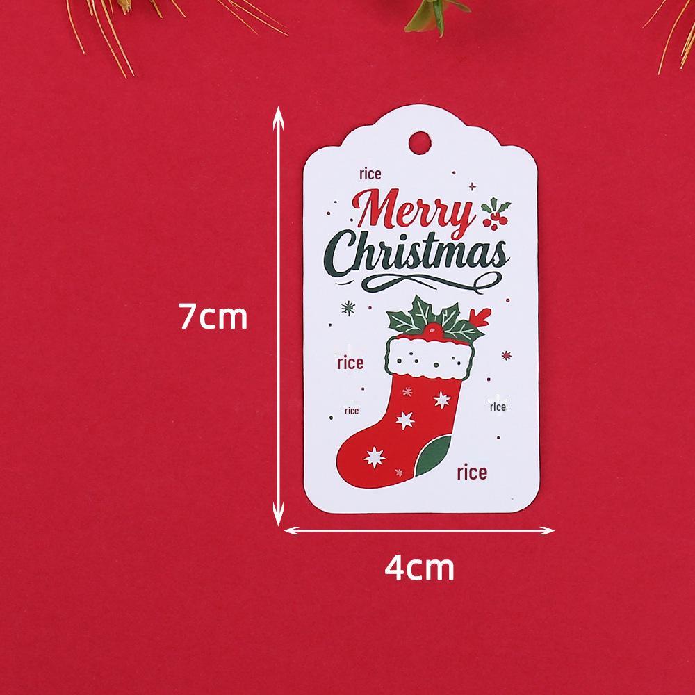 2026 Christmas Gift Tags: Reindeer, Santa, Snowman Design Hang Tags, Christmas Cards In Stock