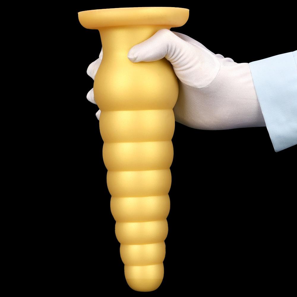 Silicone Pointed Oversized Anal Plug Suction Cup Anal Sex Product for The Back of The House Fun