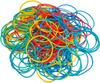 100pcs Color Rubber Bands 38mm Rubber Band Multicolor Small Rubber Bands Elastic Band Loop for Office School Home Bank Paper