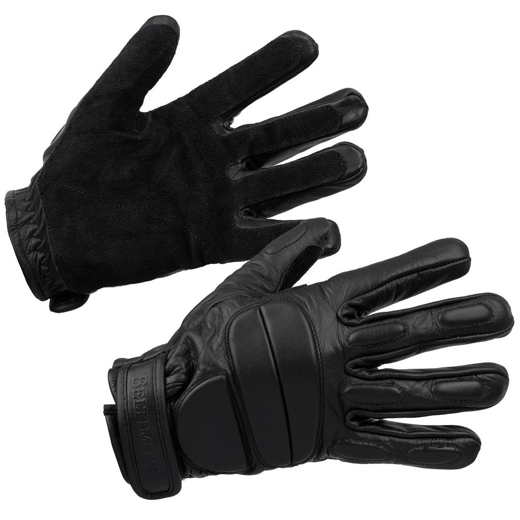 Men's Leather Tactical Combat Military Professional Gloves Beltimore K35 : Colors - Black, Glove Size - S