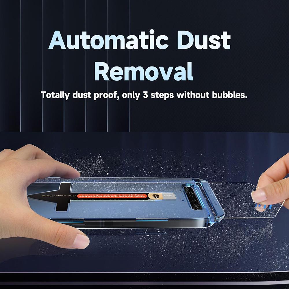 For Samsung Galaxy S23+/S22+ 5G Anti Spy Tempered Glass Screen Protector with Automatic Dust Removal Tool