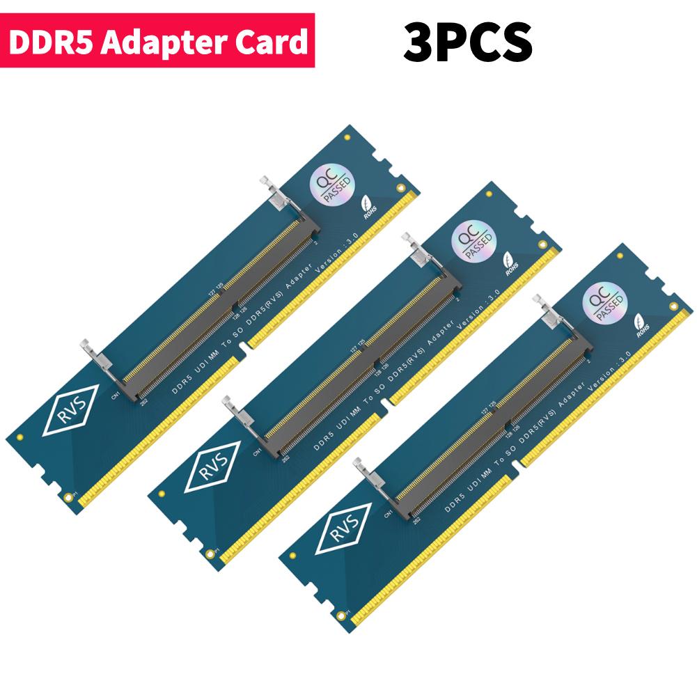 5-1Pcs Laptop To Desktop SO-DIMM To PC DIMM Card DDR3 DDR4 DDR5 Memory RAM Memory Adapter Gaming Laptop RAM Connector Card