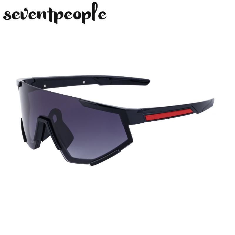 Sports Oversized One-Piece Shield Sunglasses Women  Luxury Steampunk Outdoor Goggle Sun Glasses For Male Punk Shades UV400