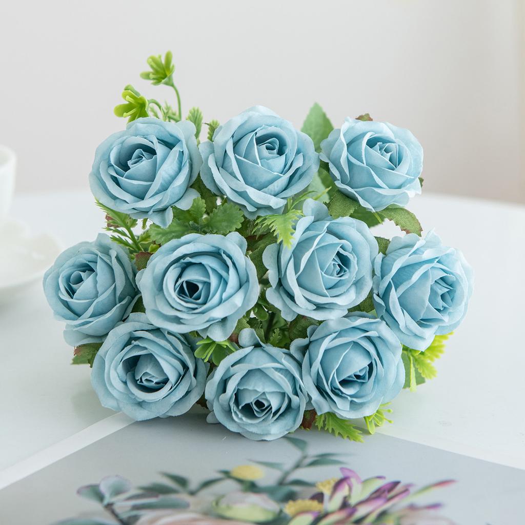 Artificial Flowers Silk Rose Diy Wedding Party Bridal Garden Roses Arch Home Festival Decorative Wreaths Photography Accessories