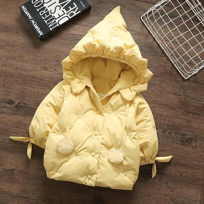 Manteau d'hiver élégant en coton pour bébés filles de 1 à 4 ans: Vêtements d'extérieur épais et confortables
