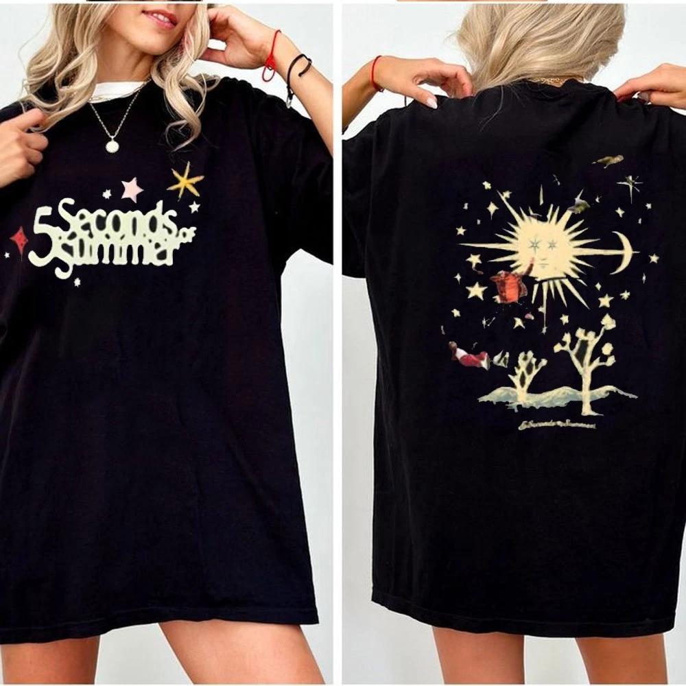 5 Seconds Of Summer Take My Hand Tour Shirt 5sos Rock Band Tour Tee For Fans S