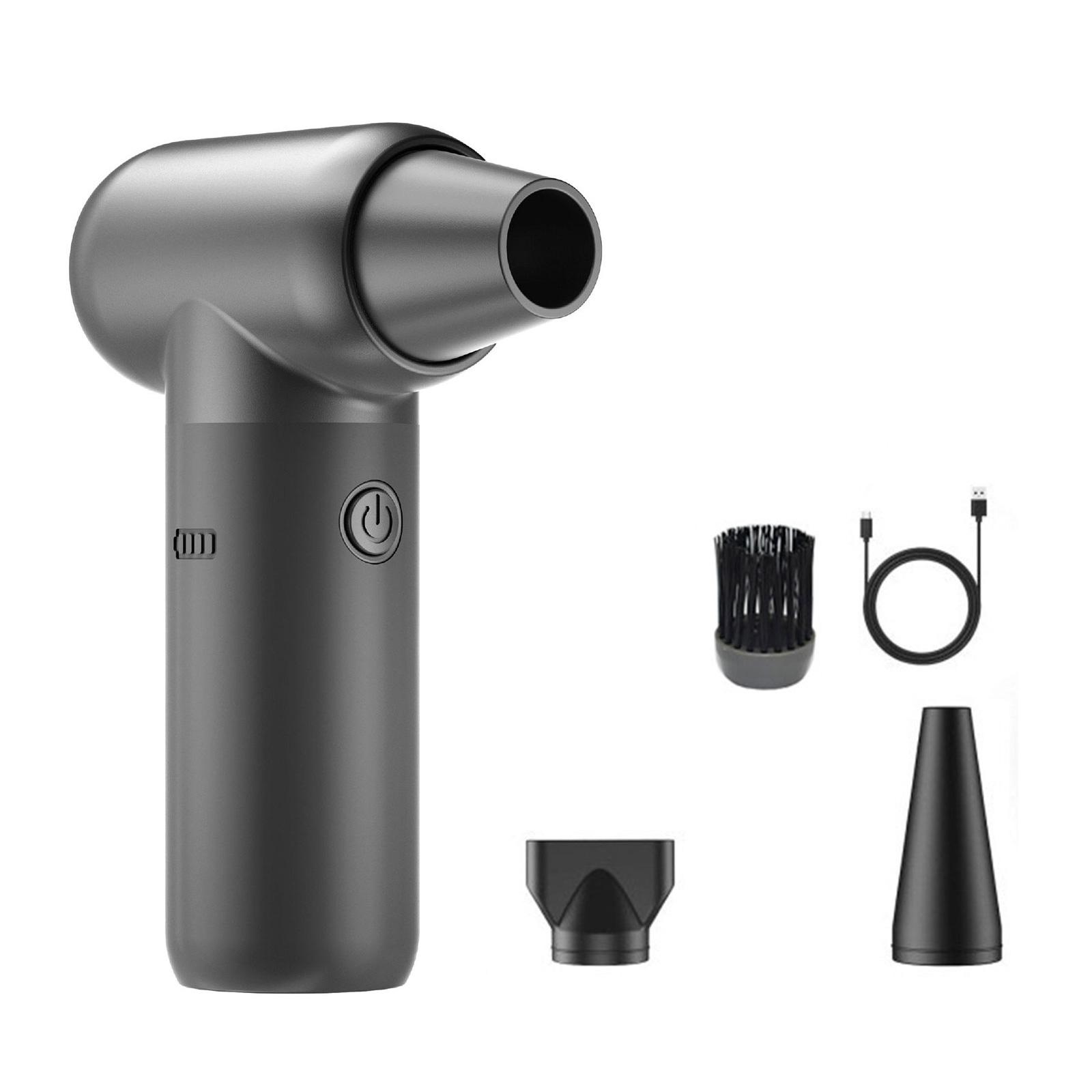 

33000 об/мин Электрический воздуходув Jet Dry Мини-воздуходувка Перезаряжаемая Беспроводная конструкция для клавиатуры Автомобиля Дома Улицы Удаление пыли