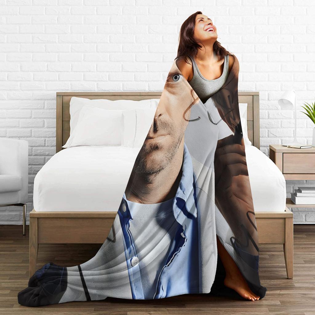 House The Doctor Plush Blanket Children Flannel Throw Blanket For Bedroom Super Soft Quality Bedspread Gift Idea