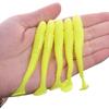 5Pcs Swing Impact Ring Shad Fishing Lure Soft 75mm 3.2g Jigging Swimbait Wobblers Shrimp Smell Salt Artificial Silicone Baits