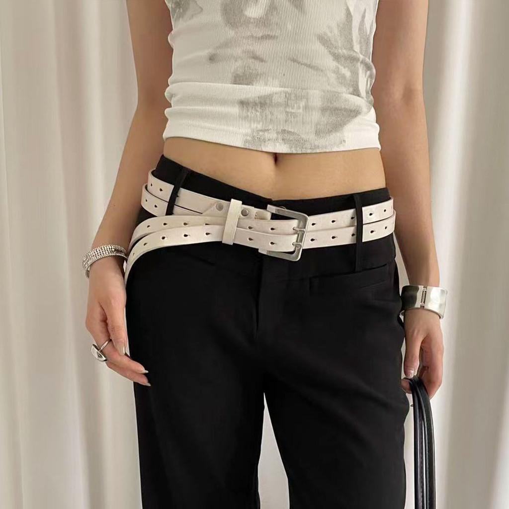 Original Design Pu Leather Belt For Women With Star Embellishments For Casual Dresses