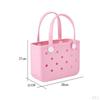 Washable Tote Bag Waterproof Handbag Organizer Fashion Summer Kids Beach Green