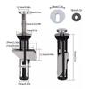2Pcs Universal Stainless Steel Water Tank Toilet Seat Hinges Bolts Screws Replacement Bathroom Fixture Toilet Lid Fixing Parts