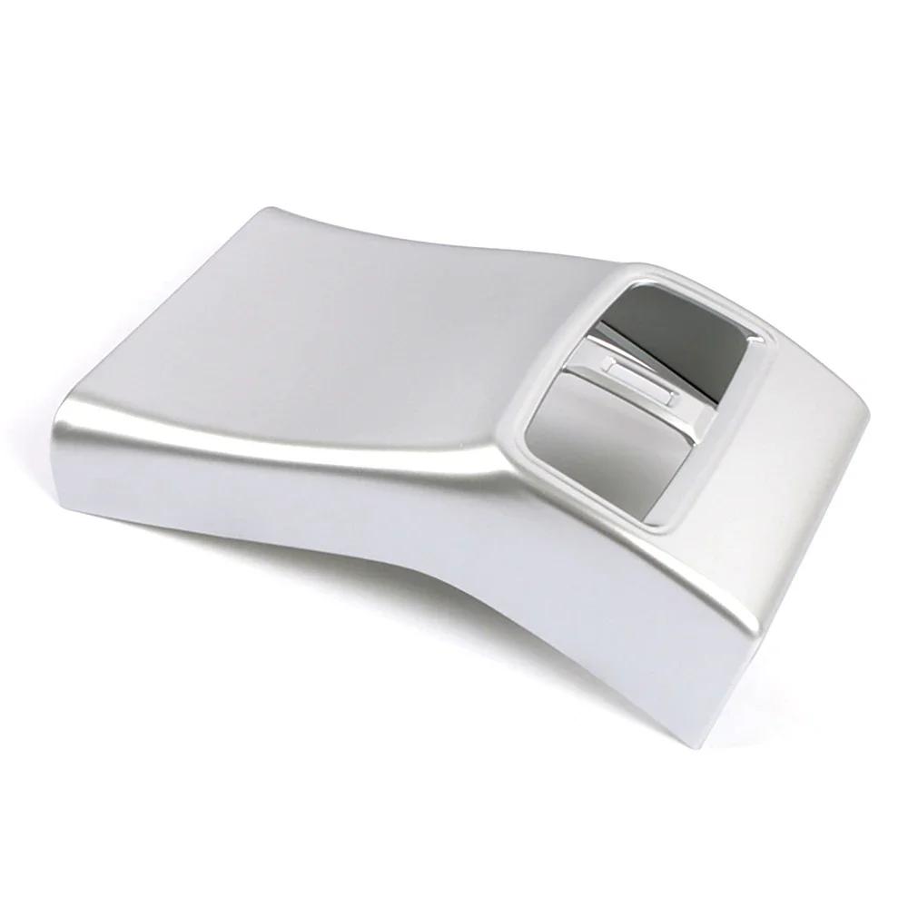 

Для Toyota Corolla 2019 2024 Внутренняя центральная консольная коробка для хранения вещей Подлокотник Ящик для хранения вещей Задняя панель Отделка матово-серебристый карбон