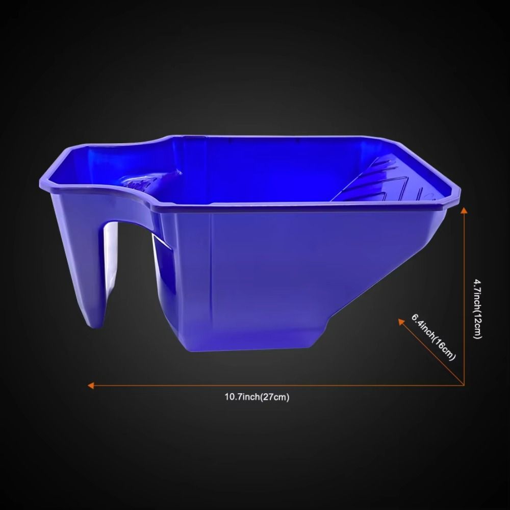 Dark Blue Painting Bucket PP Holding Paint Cup Wall Painting Handheld Paint Cup  Home Improvement