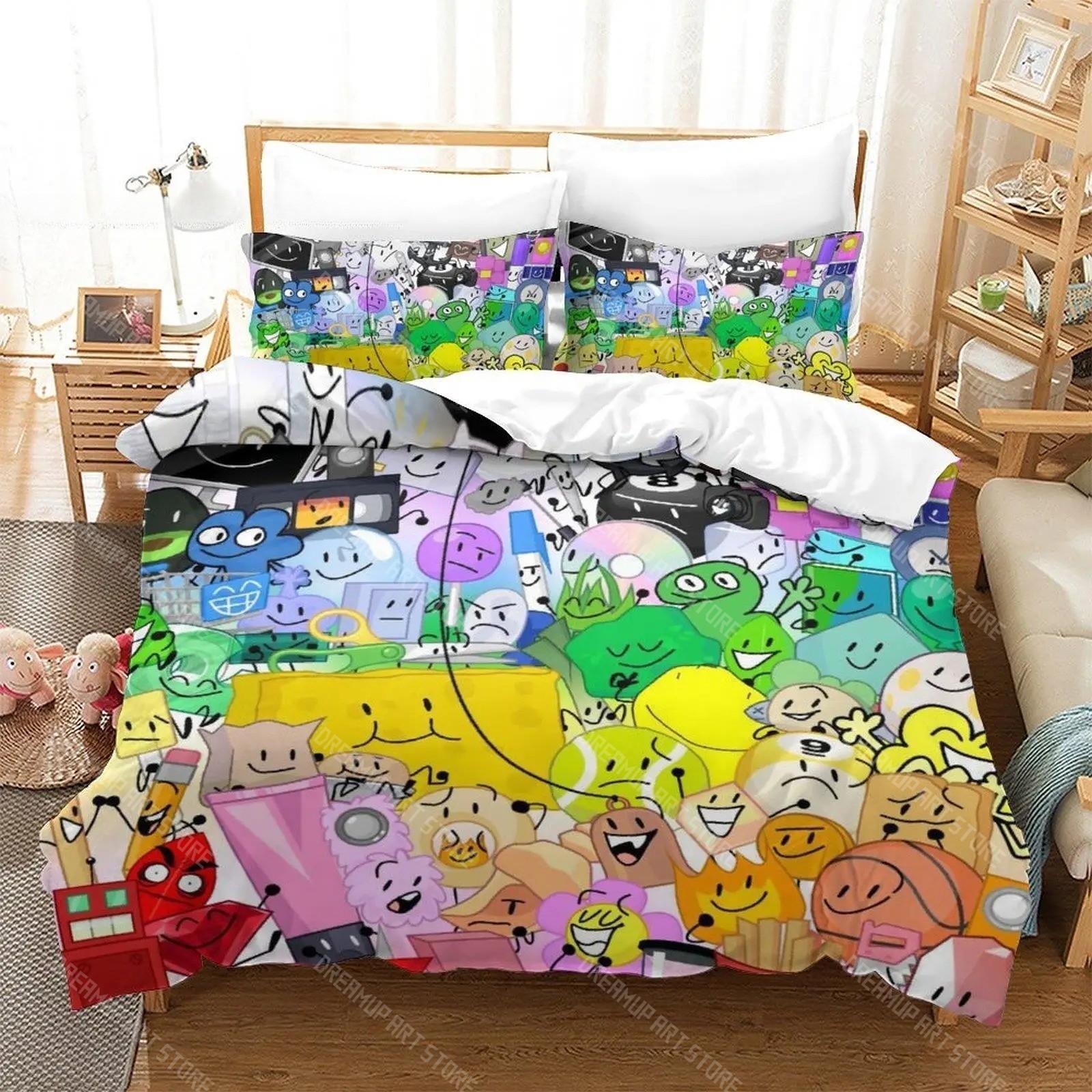 

3D Print Cartoon Jacknjellify Bedding Set Twin Full Queen King Size Bed Set Boys Girls Duvet Cover Pillowcase EU Single 90x200cm