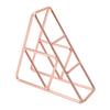 Napkin Holder Fashion Thickened Widened Triangular Freestanding Metal Wrought Iron Vertical Tissue Holder