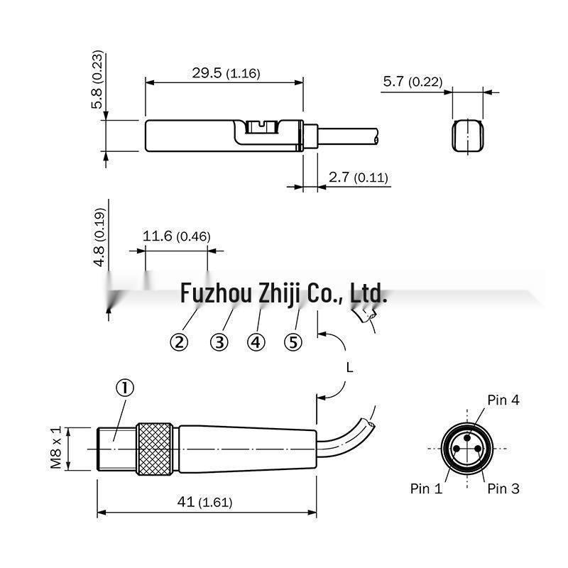 MZT7-03VPS-KR0S03 Cylinder Sensor T-slot 1084694 - Brand New Original MZT7-03VPS-KR0S03