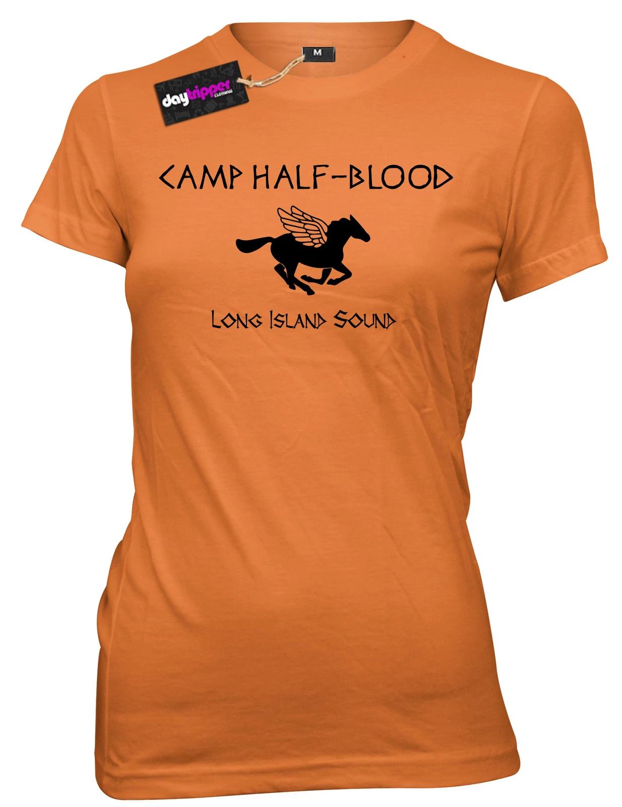 Camp Half Blood Funny Book T-Shirt Womens , Ladies Girls T-shirt S