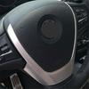 Silver ABS Interior Steering Wheel Trim For BMW X3 X4 F25 F26 11-17 X5 F15 14-18