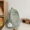Schoolbag High Value Small Fresh Backpack Girls Lightweight Large Capacity Junior High School Student Schoolbag Cool Casual Backpack