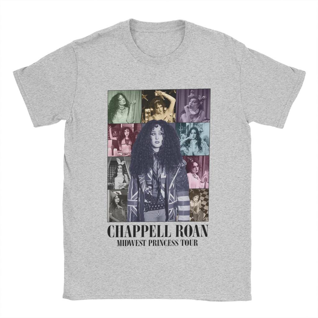 Chappell Roan Tričko The Eras Tour Merch Pánské Dámské Čistá Bavlna Vintage Tričko Krátký Rukáv Oblečení Nápad na Dárek