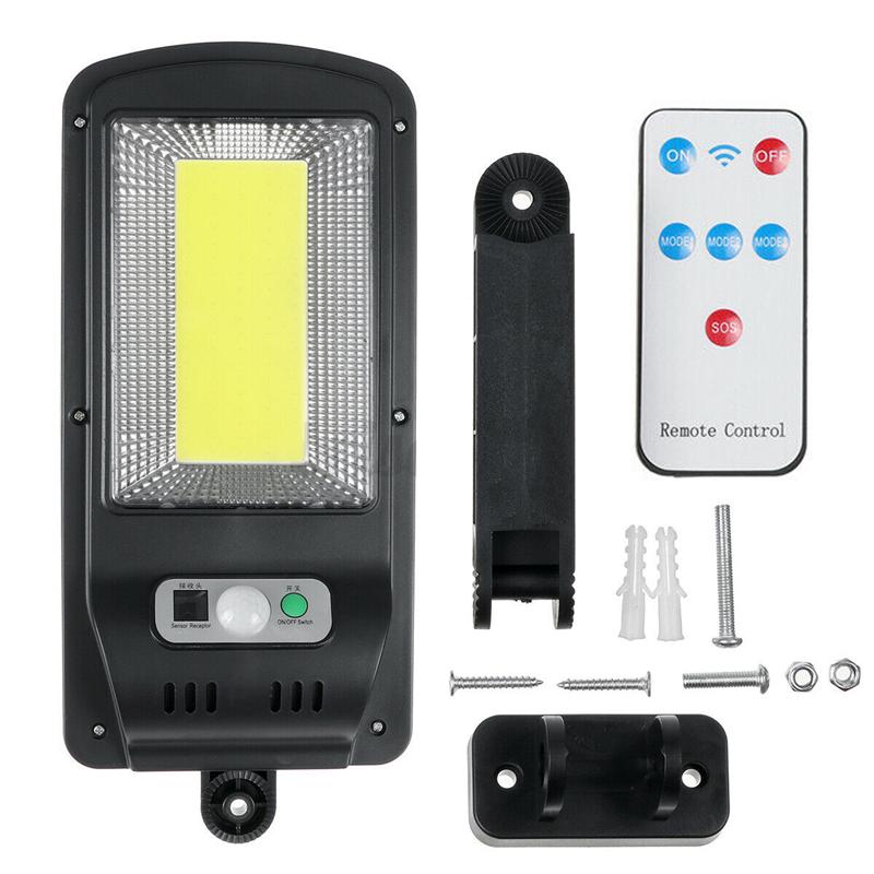 Luz de Calle Solar Lámpara de Pared Exterior Impermeable Sensor de Movimiento PIR Ahorro de Energía Luz Jardín Patio Porche Iluminación de Garaje