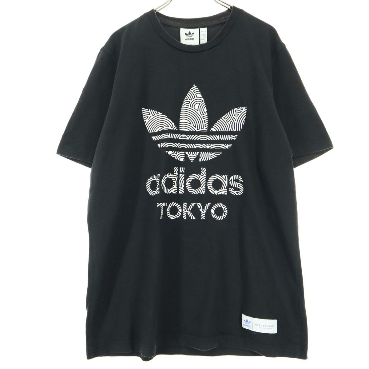 

adidas Trefoil logo Short sleeve T-shirt XO black Men s Used